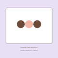 Unbranded lavender bath-bomb trio still-life (invented unbranded)