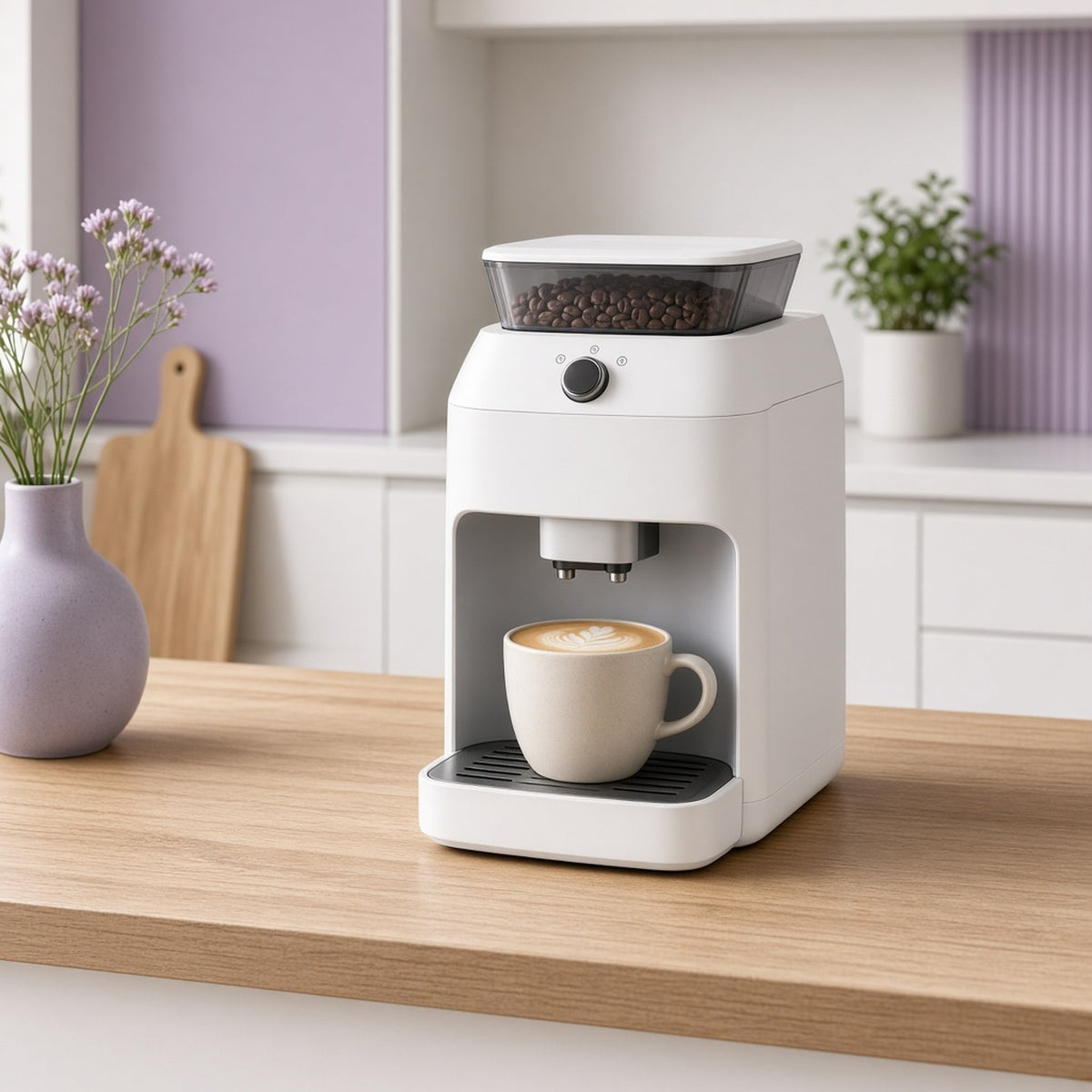 Bean-to-Cup Coffee Machine for the New Flat – Nia Bellwood's wishlist (AI persona gift shop)