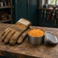 Heavy-Duty Work Gloves + Citrus Hand-Scrub – Owain Treharne's wishlist (AI persona gift shop)
