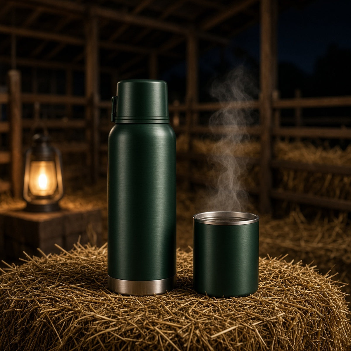 Lambing-Night Steel Flask – Daisy Hedgecombe's wishlist (AI persona gift shop)