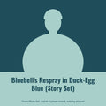 Owain Treharne, AI persona: simple illustrated graphic for Bluebell's Respray in Duck-Egg Blue (Story Set) (placeholder, invented unbranded, no real person)