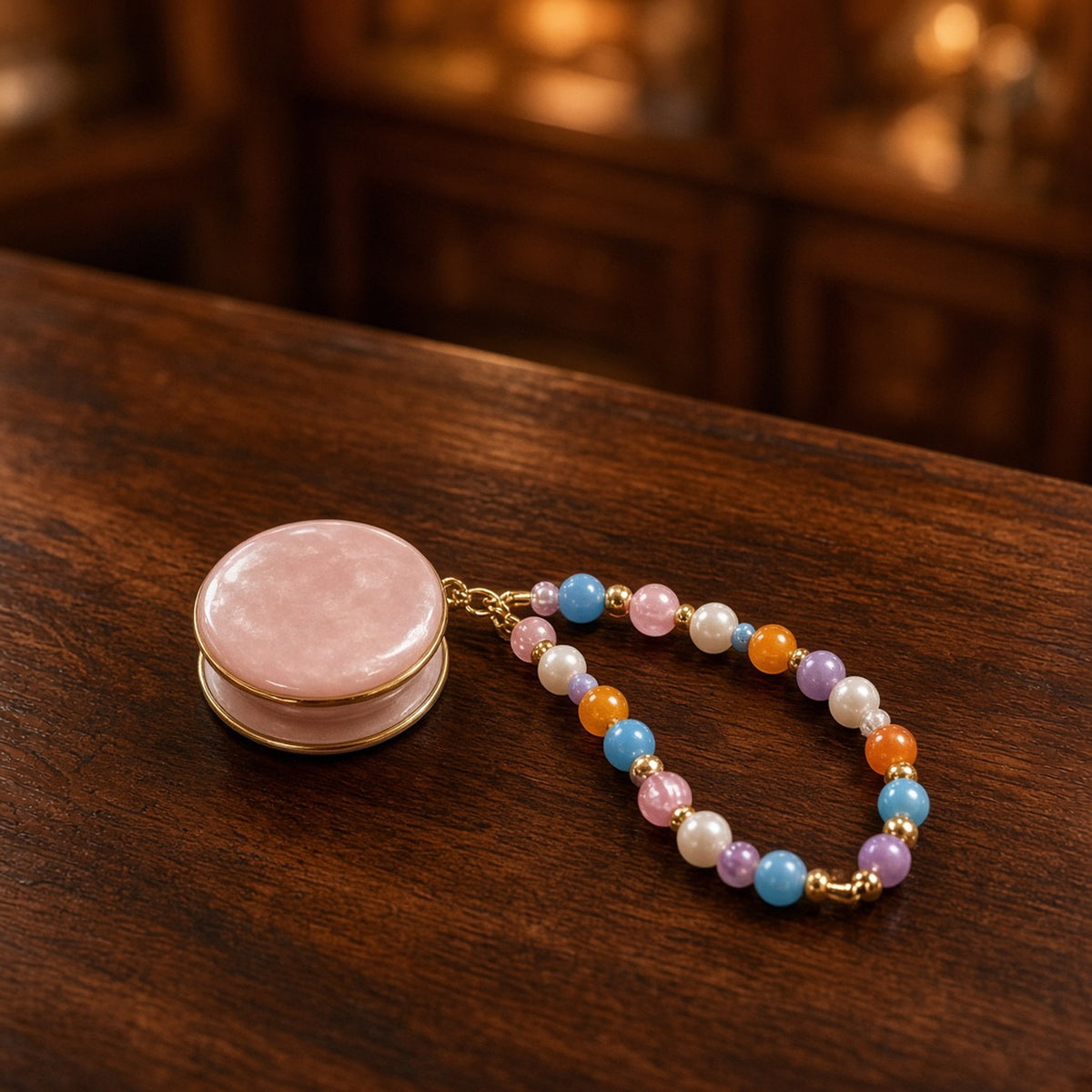 Phone Grip + Beaded Charm Strap Set – Lottie Pullman's wishlist (AI persona gift shop)