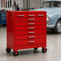 Seven-Drawer Rolling Tool Chest (Welsh Red) – Owain Treharne's wishlist (AI persona gift shop)