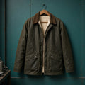 Sherpa-Lined Waxed Work Jacket – Owain Treharne's wishlist (AI persona gift shop)